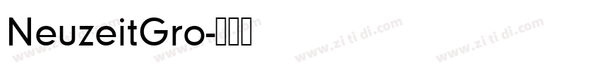 NeuzeitGro字体转换
