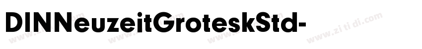 DINNeuzeitGroteskStd字体转换 DINNeuzeitGroteskStd字体转换