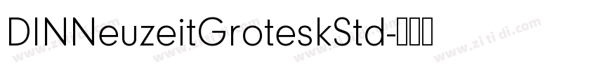DINNeuzeitGroteskStd字体转换 DINNeuzeitGroteskStd字体转换