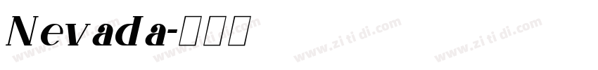 Nevada字体转换