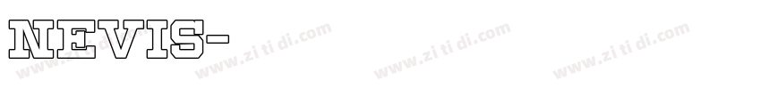 NEVIS字体转换