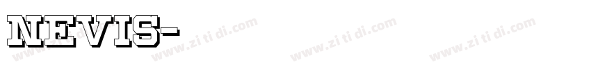 NEVIS字体转换