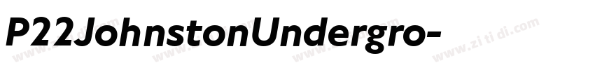 P22JohnstonUndergro字体转换