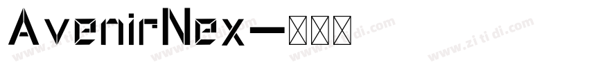 AvenirNex字体转换