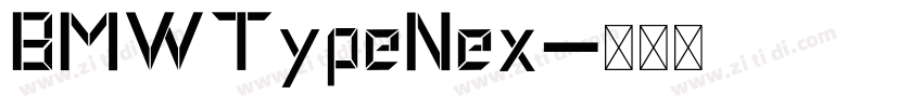BMWTypeNex字体转换