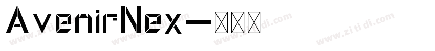 AvenirNex字体转换