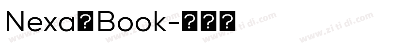 Nexa一Book字体转换