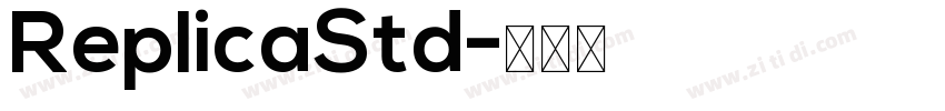 ReplicaStd字体转换