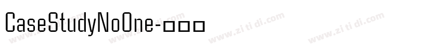 CaseStudyNoOne字体转换