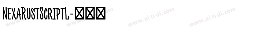 NexaRustScriptL字体转换