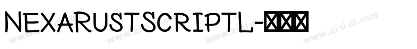 NexaRustScriptL字体转换