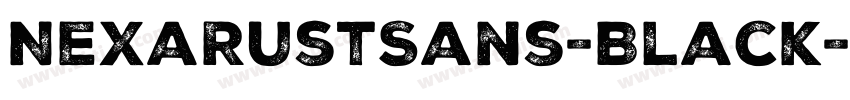 NexaRustSans-Black字体转换 NexaRustSans-Black字体转换