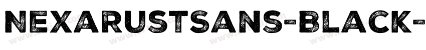 NexaRustSans-Black字体转换 NexaRustSans-Black字体转换