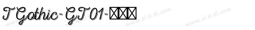TGothic-GT01字体转换