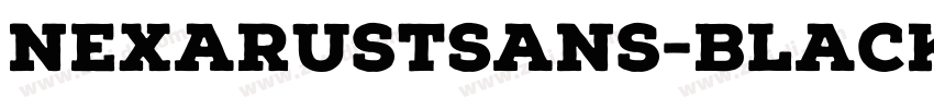 NexaRustSans-Black字体转换 NexaRustSans-Black字体转换