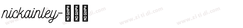 nickainley字体转换