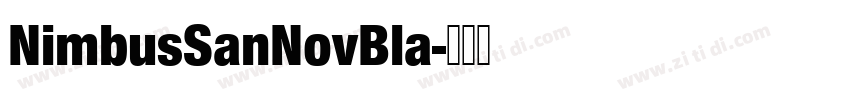 NimbusSanNovBla字体转换 NimbusSanNovBla字体转换