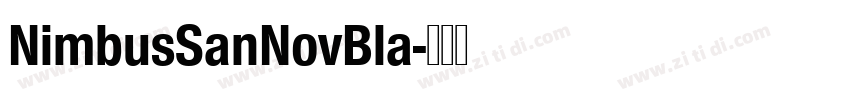 NimbusSanNovBla字体转换 NimbusSanNovBla字体转换
