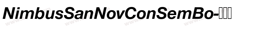 NimbusSanNovConSemBo字体转换 NimbusSanNovConSemBo字体转换