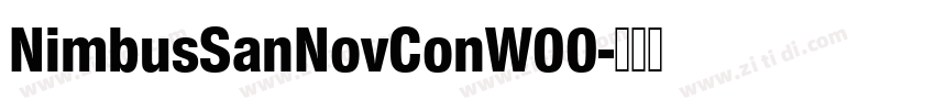 NimbusSanNovConW00字体转换