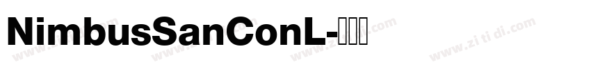 NimbusSanConL字体转换