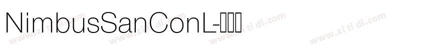 NimbusSanConL字体转换