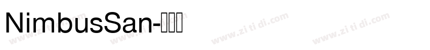 NimbusSan字体转换 NimbusSan字体转换
