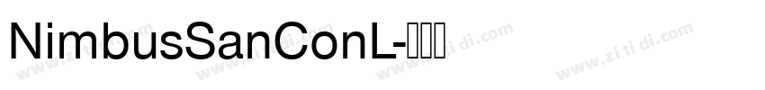 NimbusSanConL字体转换