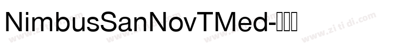 NimbusSanNovTMed字体转换 NimbusSanNovTMed字体转换