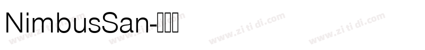 NimbusSan字体转换 NimbusSan字体转换