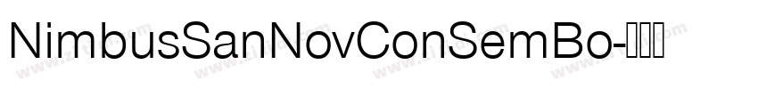 NimbusSanNovConSemBo字体转换 NimbusSanNovConSemBo字体转换