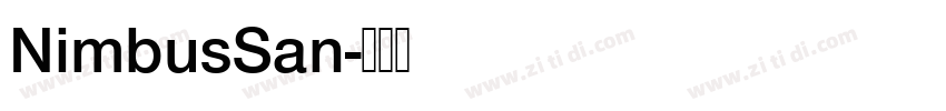 NimbusSan字体转换 NimbusSan字体转换