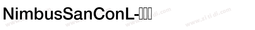 NimbusSanConL字体转换