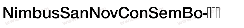 NimbusSanNovConSemBo字体转换 NimbusSanNovConSemBo字体转换