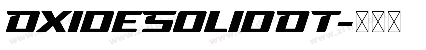 OxideSolidOT字体转换