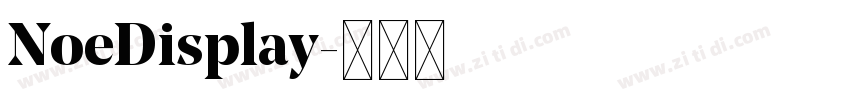 NoeDisplay字体转换