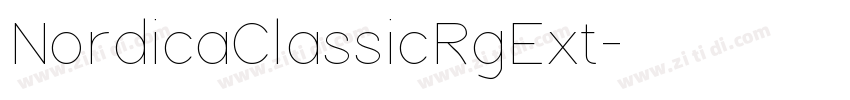 NordicaClassicRgExt字体转换 NordicaClassicRgExt字体转换