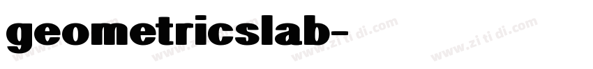 geometricslab字体转换