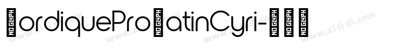 NordiqueProLatinCyri字体转换