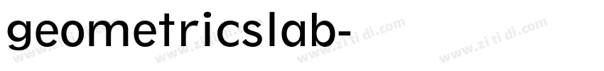 geometricslab字体转换