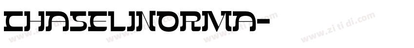 ChaseLiNorma字体转换