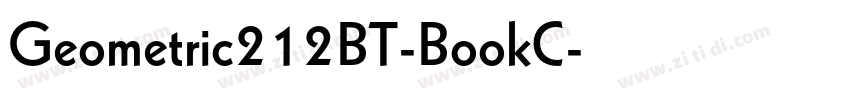 Geometric212BT-BookC字体转换