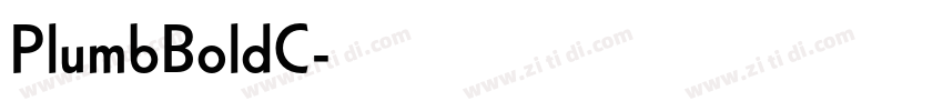 PlumbBoldC字体转换