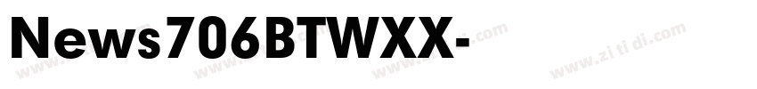 News706BTWXX字体转换