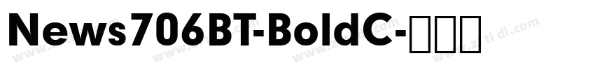 News706BT-BoldC字体转换