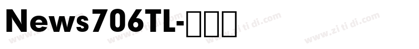 News706TL字体转换