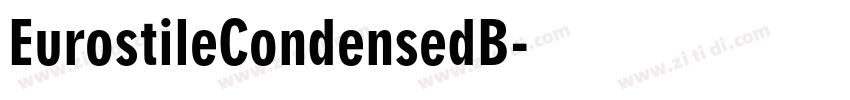 EurostileCondensedB字体转换