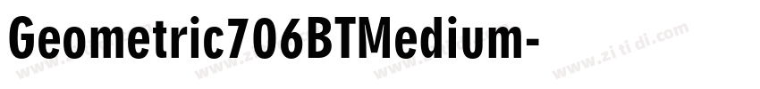 Geometric706BTMedium字体转换
