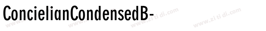 ConcielianCondensedB字体转换