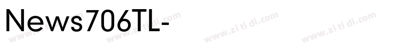 News706TL字体转换